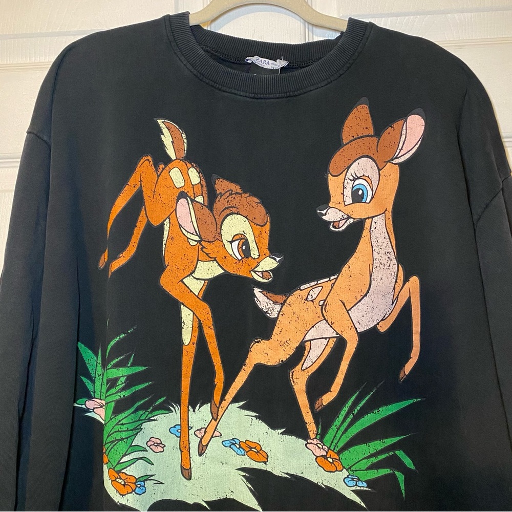 Disney Bambi Black and Brown Hoodie - Picture 4 of 7